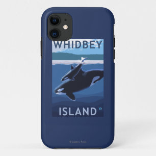 Case-Mate iPhone Case Île, WashingtonOrca et veau de Whidbey