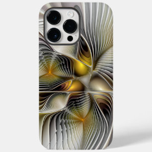 Coque Pour Pour iPhone 14 Pro Max Illusion Optique Abstrait 3D Fractal Avec Profonde