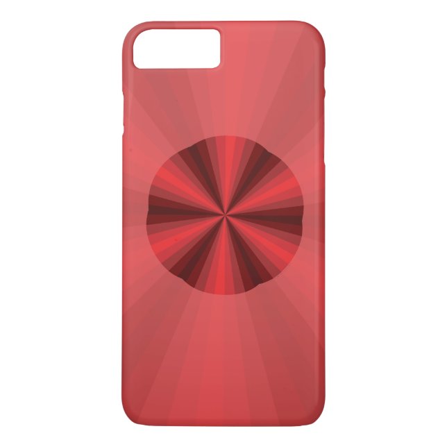 Coques Case-Mate iPhone Illusion optique Coque-Coque rouge-Mate (Dos)