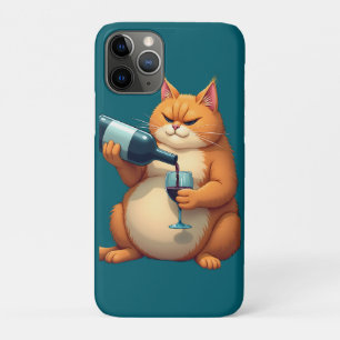 Case-Mate iPhone Case Illustration d'art moderne de chat ivre de luxe