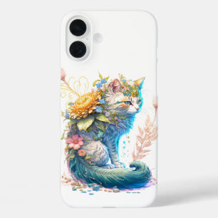 Coques iPhone 16 Plus Illustration d'artiste majestic Kitty Cat