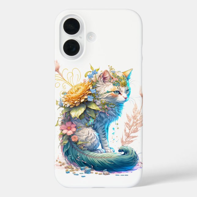 Coques Case-Mate iPhone Illustration d'artiste majestic Kitty Cat (Verso)