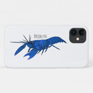 Case-Mate iPhone Case Illustration de dessin animé d'écrevisse marron bl