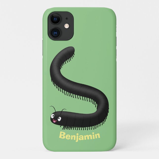 Coques Case-Mate iPhone Illustration de dessin mignon millipede (Dos)