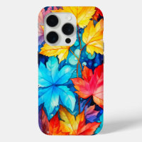 Illustration de feuilles d'automne tombées vibrant