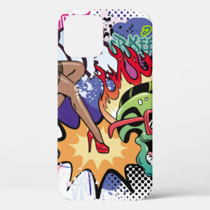 Case-Mate iPhone Case Illustration de graffiti avec lettres de graffitis