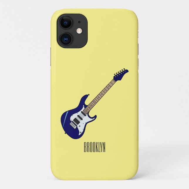 Coques Case-Mate iPhone Illustration de guitare électrique (Dos)