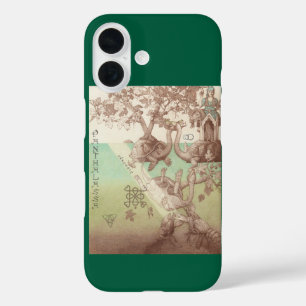 Coques iPhone 16 Illustration de la nature de l'Imaginaire des îles