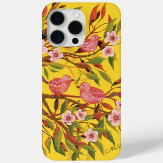 Coque iPhone 15 Pro Max Illustration de l'aquarelle Spring Song