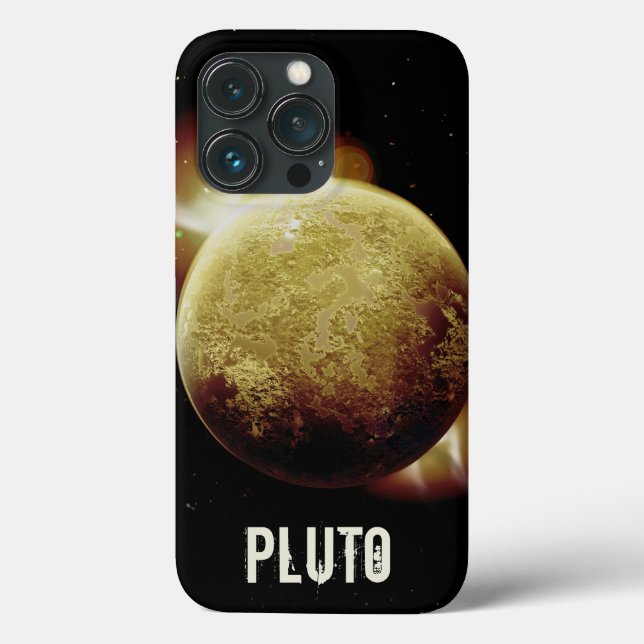 Coques Case-Mate iPhone Illustration de l'univers 3d de la planète jaune P (Verso)