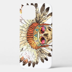 Case-Mate iPhone Case Illustration de mode crâne amérindien