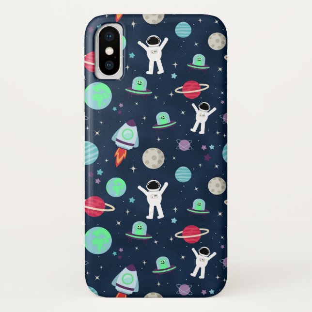 Coques Case-Mate iPhone illustration de motif spatial (Dos)