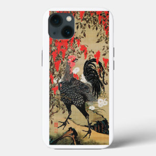 Case-Mate iPhone Case Illustration de Nandina et Rooster par Ito Jakuchu