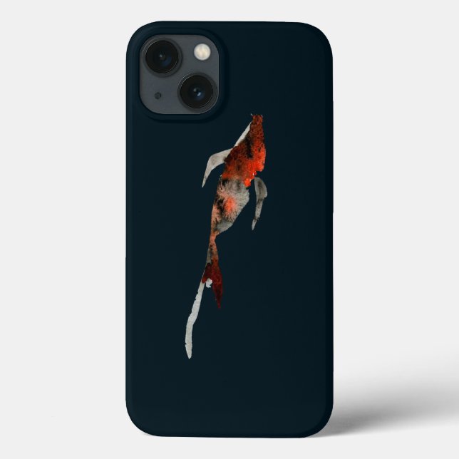 Coques Case-Mate iPhone Illustration de poisson koi aquarelle (Verso)
