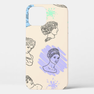 Case-Mate iPhone Case Illustration des contours des statues grecques. B