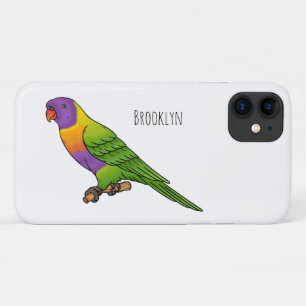 Case-Mate iPhone Case Illustration d'oiseau de lorikeet arc-en-ciel
