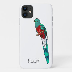 Case-Mate iPhone Case Illustration d'oiseau de quetzal resplendissant