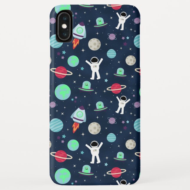 Coques Case-Mate iPhone Illustration du Motif spatial (Dos)