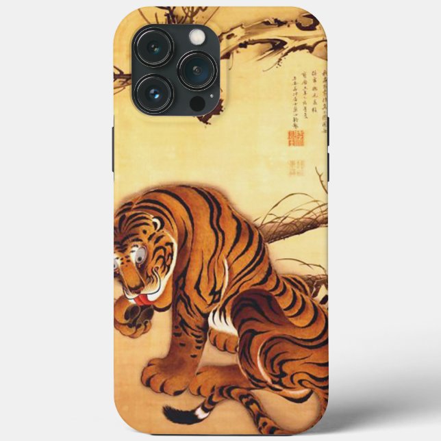 Coques Case-Mate iPhone Illustration du tigre par Ito Jakuchu (Verso)