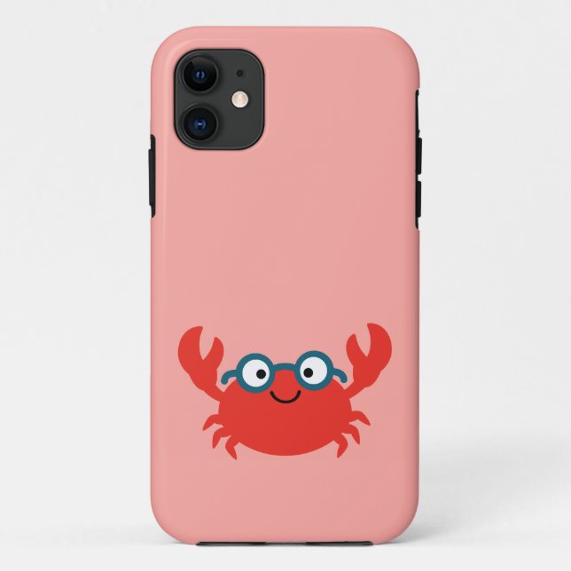 Coques Case-Mate iPhone Illustration mignonne de crabe de Specky (Dos)