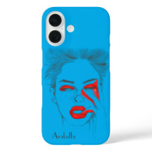 Illustration rétro customisée - Bleu