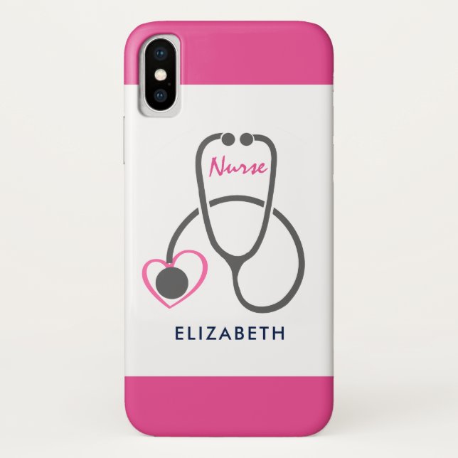 Coques Case-Mate iPhone Illustration soignante grise élégante de (Dos)