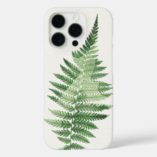Coques iPhone 16 Pro Illustration végétale minimaliste de la fougère ve