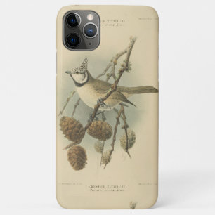Case-Mate iPhone Case Illustration vintage de l'European Crested Tit