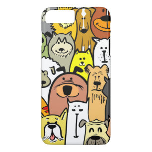 Coques Pour iPhone Illustrations de chiens et chats Animés