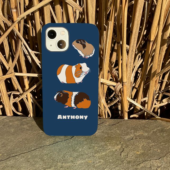 Coques Case-Mate iPhone Illustrations de cochons de Guinée mignonne person (Créateur téléchargé)