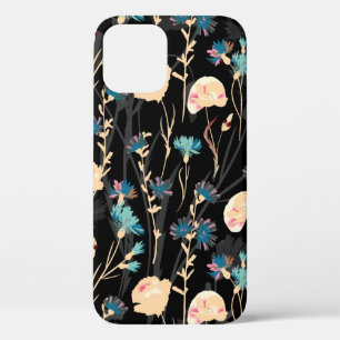 Case-Mate iPhone Case Illustrations de fleurs sauvages. Patte transparen
