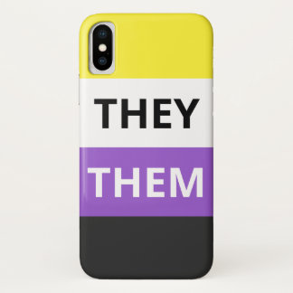 Case-Mate iPhone Case Ils Coque-Mate non binaire à peine Il iPhone X