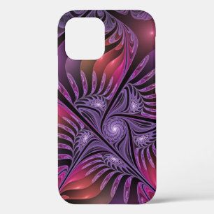 Case-Mate iPhone Case Imaginaire coloré Abstrait Trippy Violet Fractal