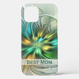 Case-Mate iPhone Case Imaginaire coloré Fleur Abstraite Fractal Best Mam