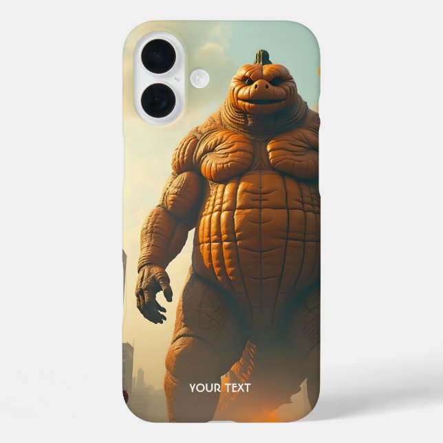 Coques Case-Mate iPhone Imaginaire Cute Giant Citrouille City (Verso)