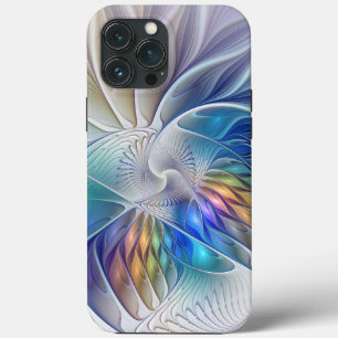 Case-Mate iPhone Case Imaginaire Floral, Fleur Fractale Abstraite coloré
