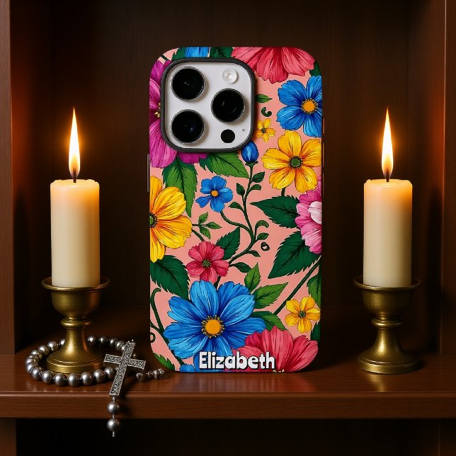 Coques Case-Mate iPhone Imaginaire floral : Un jardin de fleurs (Créateur téléchargé)