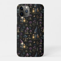 Imaginaire foncé Gnome et Motif de champignons