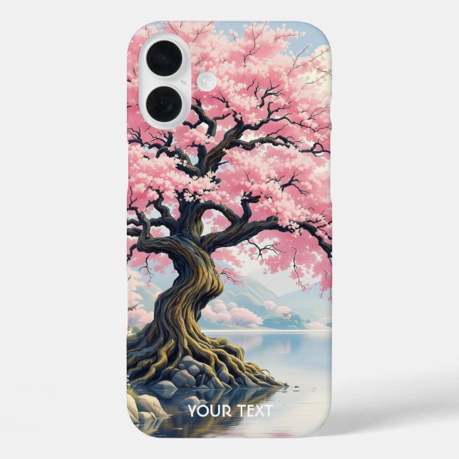 Coques Case-Mate iPhone Imaginaire Lac des Temples Sakura (Verso)