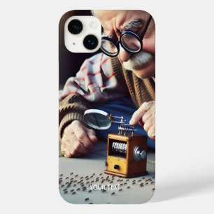 Coque Pour iPhone 14 Plus Imaginaire Mignonne Ants Vieux Homme