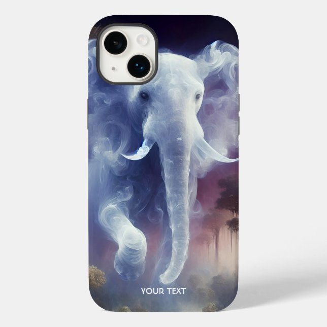 Coques Case-Mate iPhone Imaginaire Mist Mist Elephant Jungle (Verso)