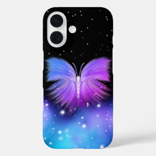 Coques iPhone 16 Imaginaire spatial Papillon cosmique