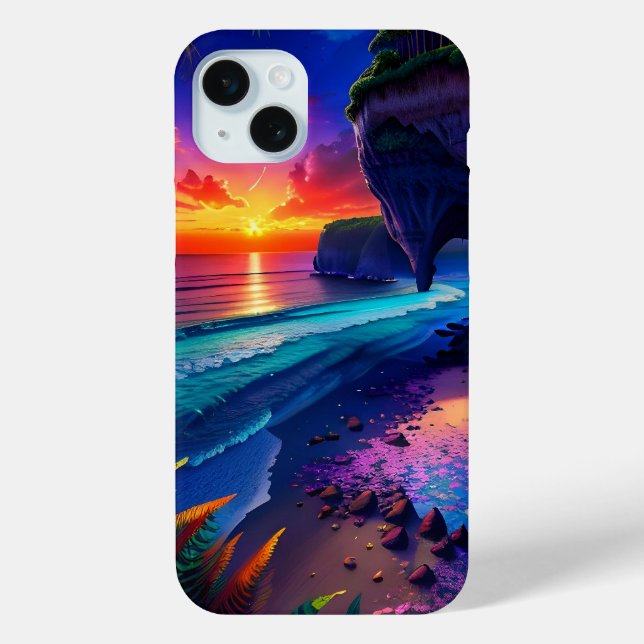Coques Case-Mate iPhone Imaginaire Tropical Beach Four (Verso)