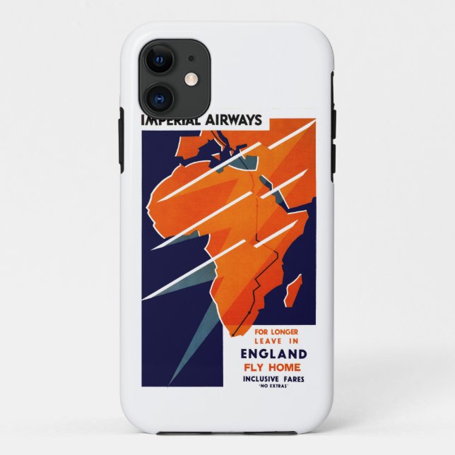 Coques Case-Mate iPhone Imperial Airways Afrique (Dos)