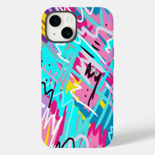 Coque Pour iPhone 14 Impression Abstraite expressive en gras