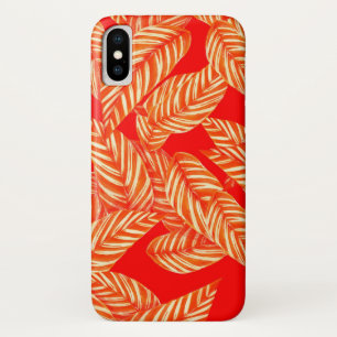 Case-Mate iPhone Case Impression botanique Feuille rouge