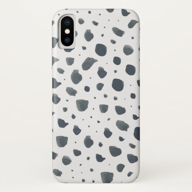 Coques Case-Mate iPhone Impression dalmate aquarelle (Dos)