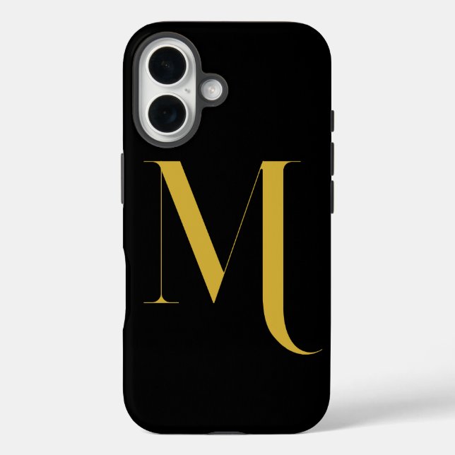 Coques Case-Mate iPhone Impression de monogramme extra large unique (Verso)