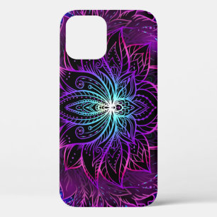 Case-Mate iPhone Case Impression du boho de fleur Neon Lotus