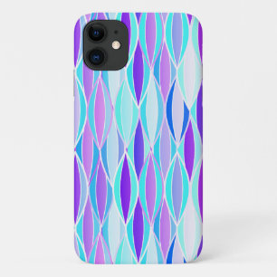 Coque Case-Mate Pour iPhone Impression du ruban du milieu du siècle - violet e